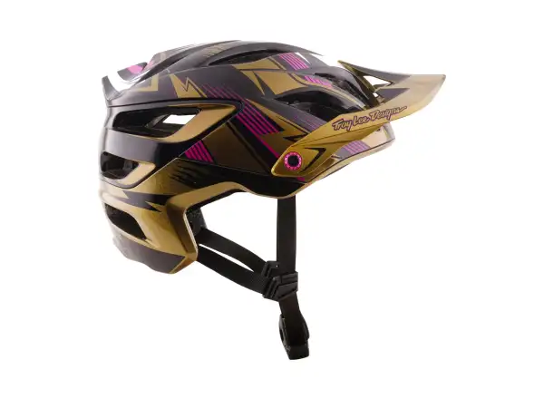 Troy Lee Designs A3 MIPS Cyclops Helm Gold/Black