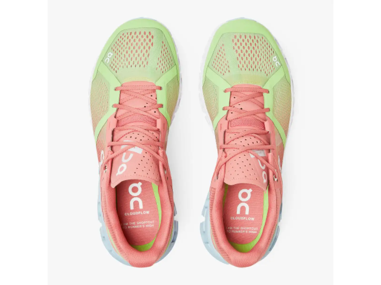 On Cloudflow W Damenlaufschuhe Guava/Dustrose
