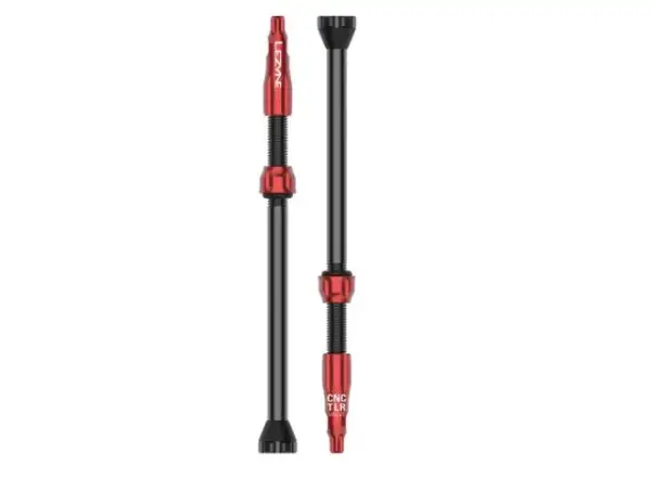 Lezyne CNC TLR Ventil ohne Schlauch 80 mm rot