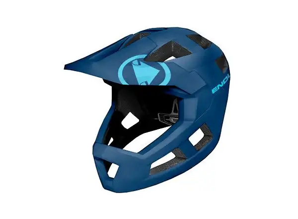 Endura SingleTrack Full Face Helm Blaubeere