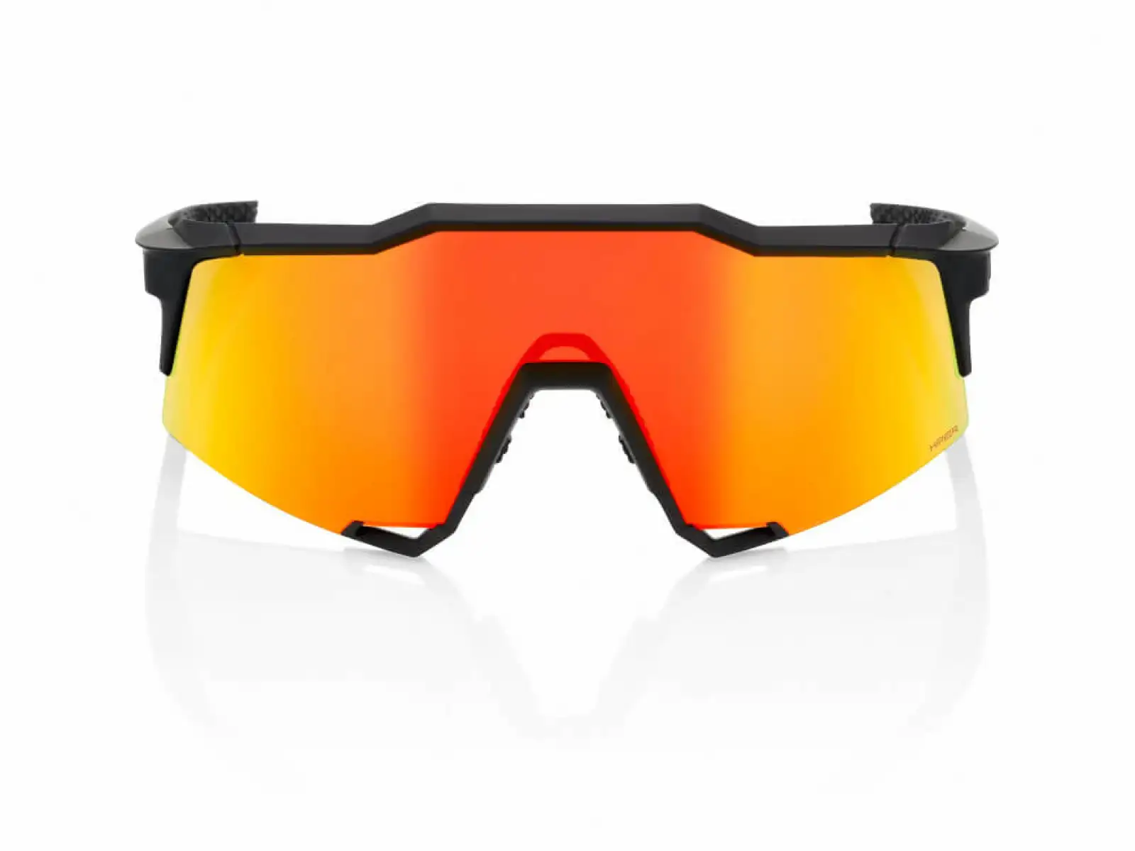 100% Performance Speedcraft Radbrille Soft Tact Black/HIPER Rot Multilayer