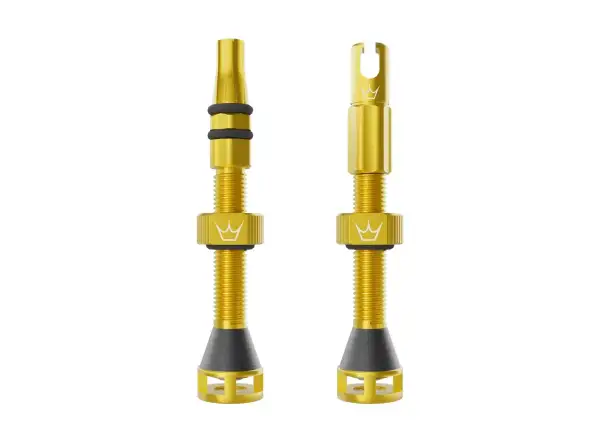 Peatys Holeshot Fast Flow Tubeless Ventile 42 mm Gold