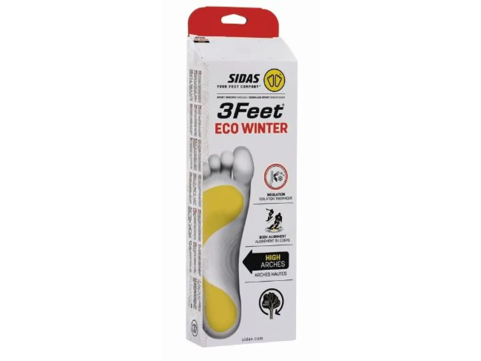 Sidas 3Feet Eco Winter High Einlegesohlen für Schuhe