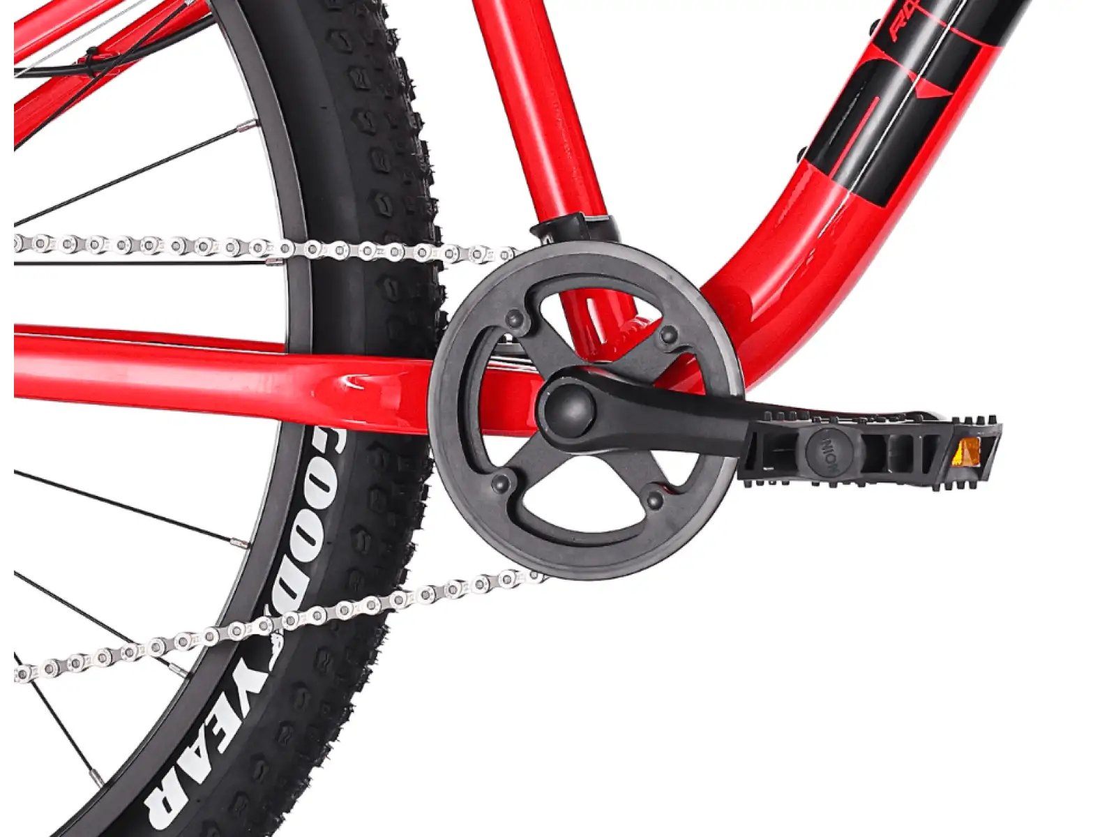 Rock Machine RIFF Tr 27 Kinderfahrrad Gloss Fire Red