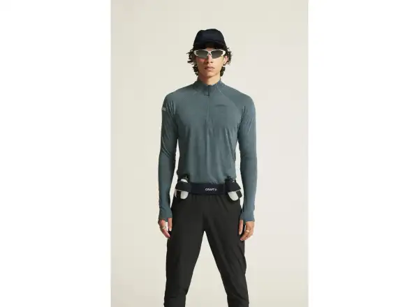 Craft ADV SubZ Wool Herren Laufshirt Langarm grün