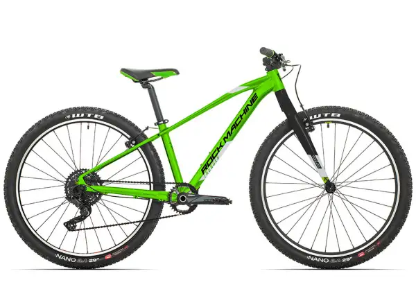 Rock Machine Thunder 29 2021 Glanz DVO grün/Glanz Silber/Schwarz Mountainbike