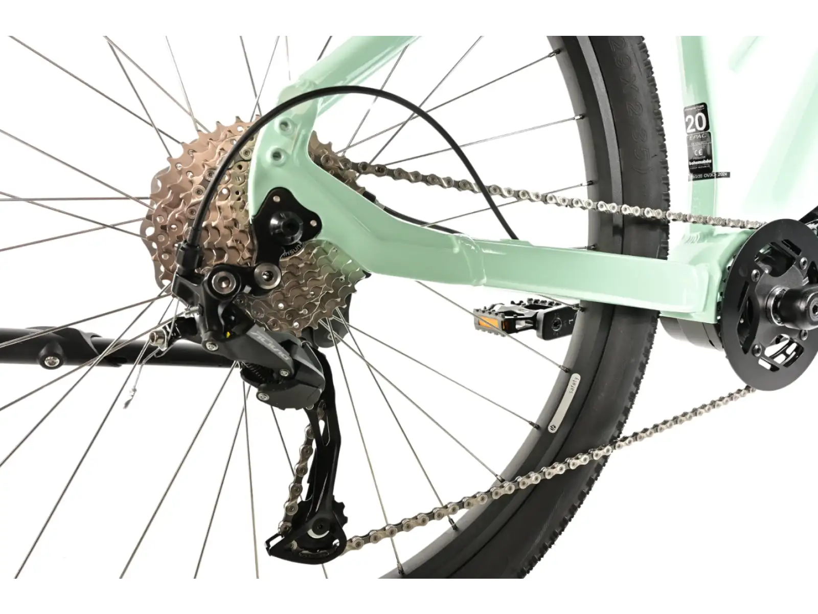 Leader Fox Swan 29 720Wh Damen E-Mountainbike grün