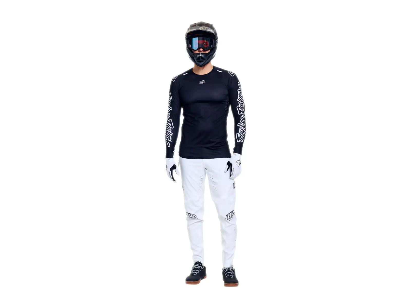 Troy Lee Designs Sprint Ultra Herren Trikot Langarm Mono Black