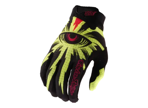 Troy Lee Designs Youth Air Cyclops Kinderhandschuhe Black/Flo Yellow