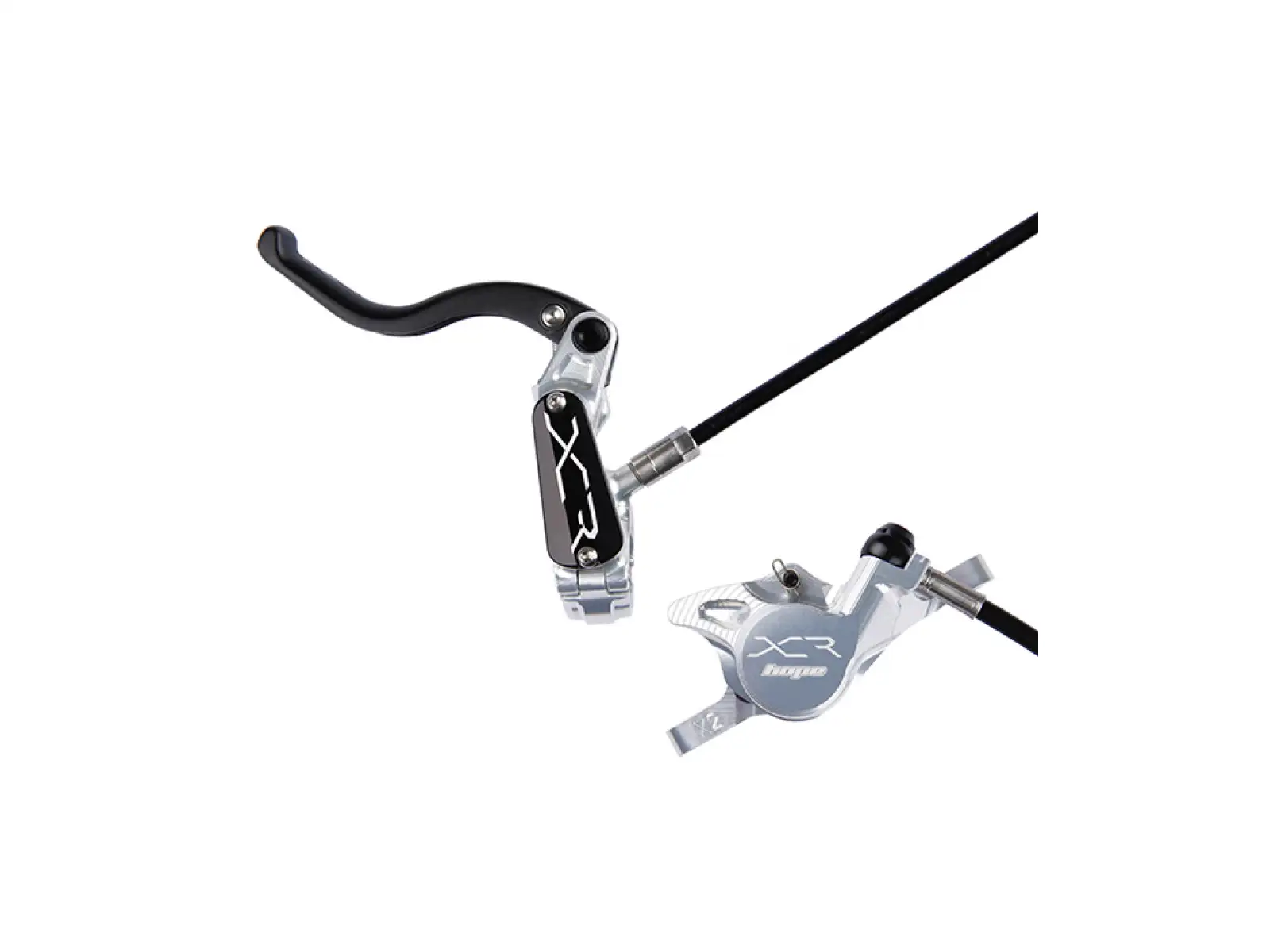 Hope XCR Pro X2 Hinterbremse Silber/Schwarz