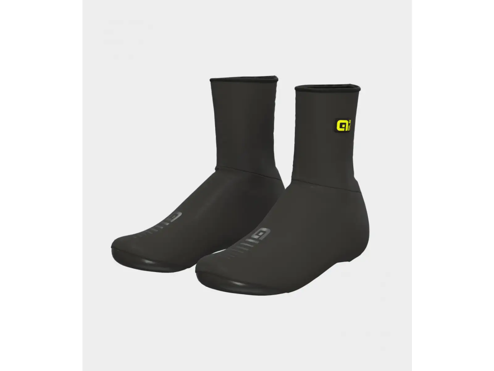 Alé Accessori Rain 2.0 Fahrradüberschuhe Schwarz/Fluo Gelb