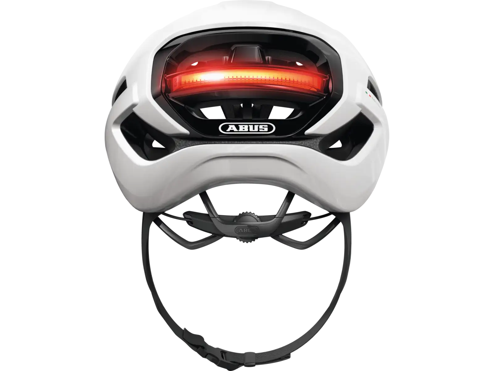 Abus Taipan LED Gravel-Helm Shiny White