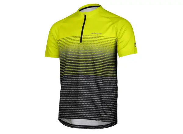 Etape Freetime Herrentrikot Kurzarm Limette/Schwarz.