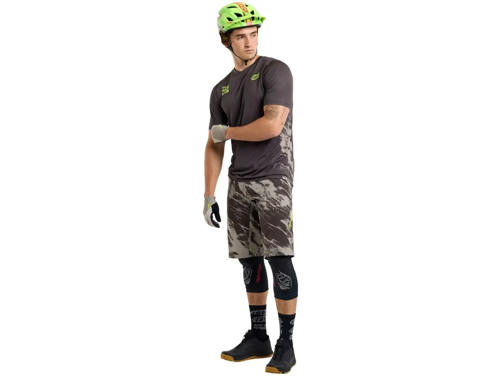Troy Lee Designs Skyline Herren Trikot Kurzarm Elemental Dark Earth