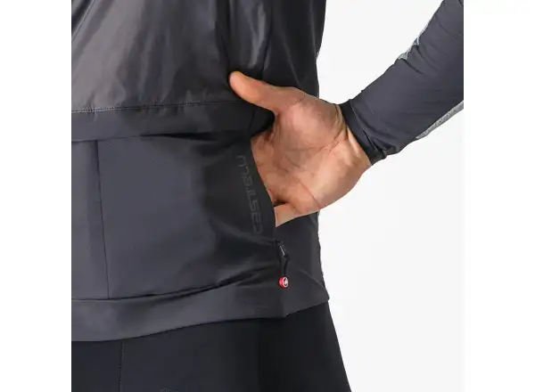 Castelli Unlimited Puffy Herrenjacke Defender Green/Dunkelgrau