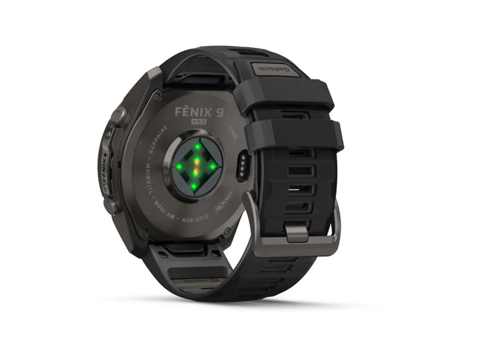Garmin Fénix 9 Pro inReach 47 mm Smartwatch Carbon gray DLC Titanium Black/Pebble gray