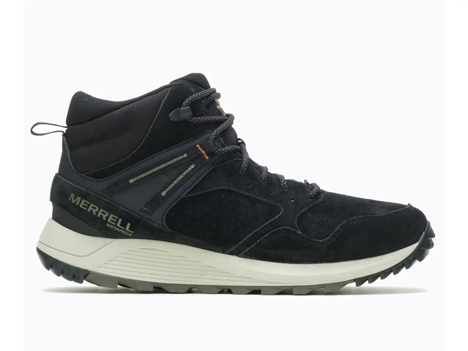 Merrell Wildwood Sneaker Boot MID WP Herren-Wanderrstiefel Schwarz