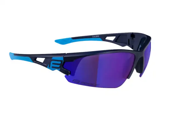 Force Calibre Fahrradbrille blau/blau verspiegelte Gläser