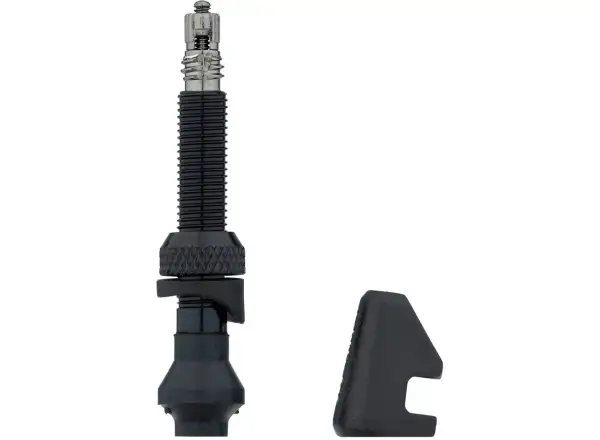 DT Swiss Tubeless Ventil Alu 18-25 mm schwarz asymmetric