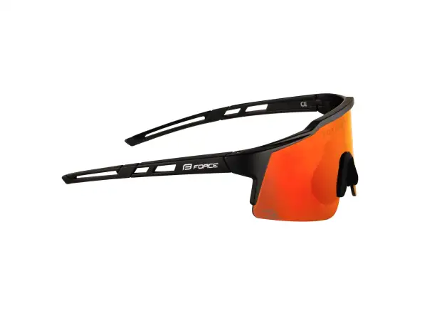 Force Nitro Junior Fahrradbrille schwarz/rot verspiegeltes Glas