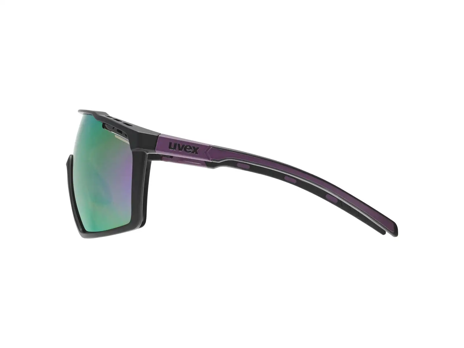Uvex MTN Perform Fahrradbrille Black Purple M/Mirror Purple