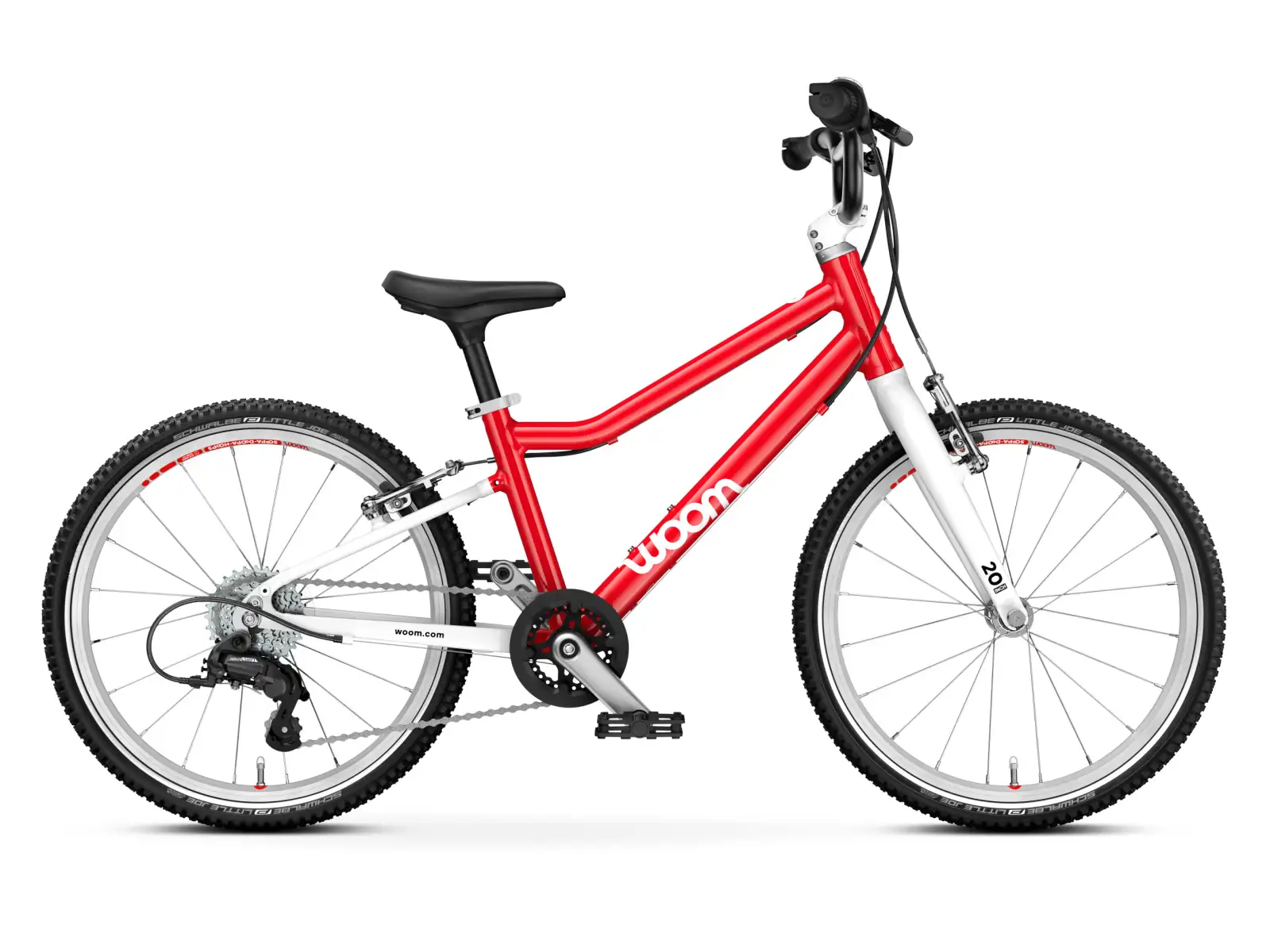 Woom GO 4 Red 20 Kinderfahrrad