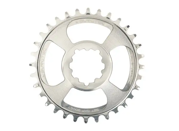 Burgtec Thick Thin GXP Boost Kettenblatt 3 mm Offset 34 Zähne Silber