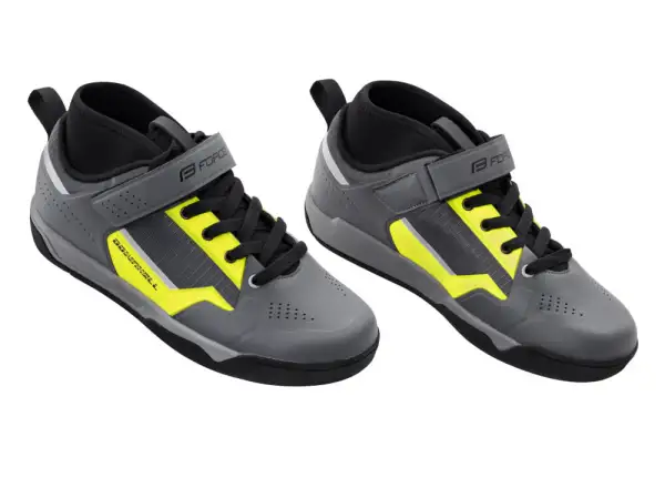 Force Downhill MTB Herrenschuhe grau/fluoreszierend