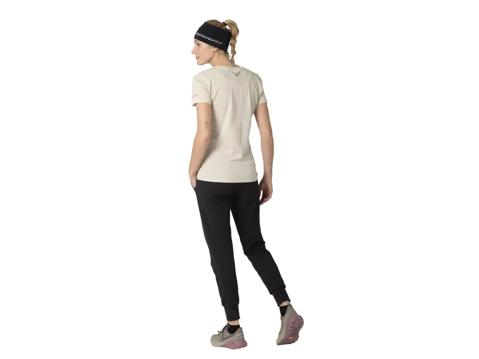 Dynafit Graphic Cotton Damen T-Shirt kurzarm Overcast/Tabloid