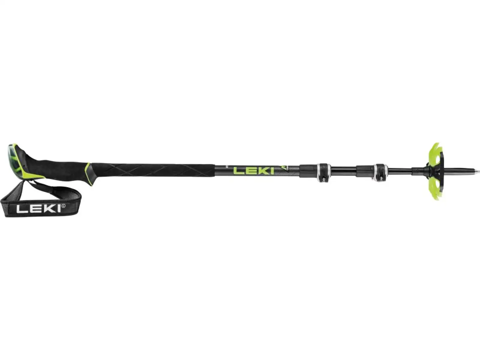 Leki Guide 3 Skistock Schwarz/Neongelb/Dunkelanthrazit Länge 110 - 150 cm
