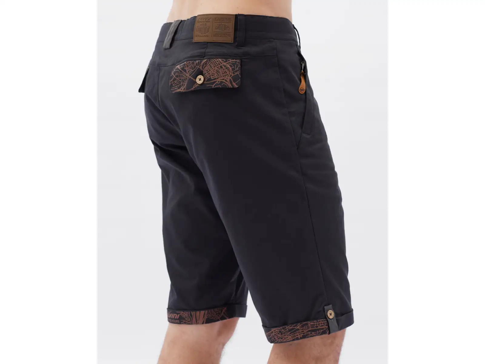 Silvini Valleroso Herren Shorts Holzkohle