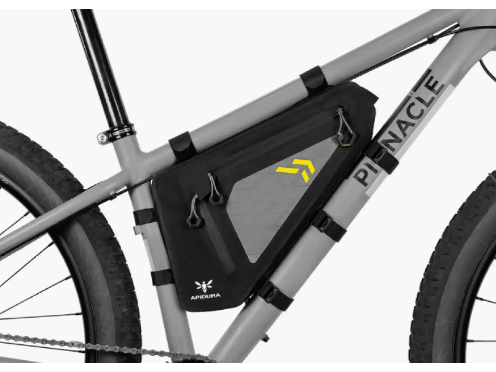 Apidura Backcountry Rahmentasche 2,5 l Schwarz/Grau