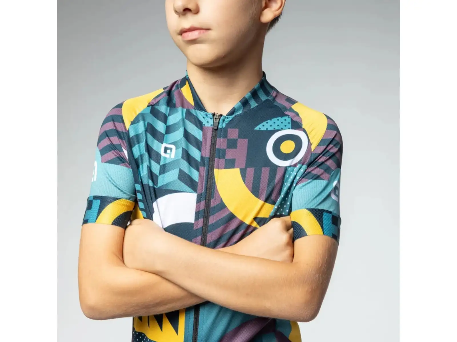 Kindertrikot Alé Kid Games Cocoa Brown