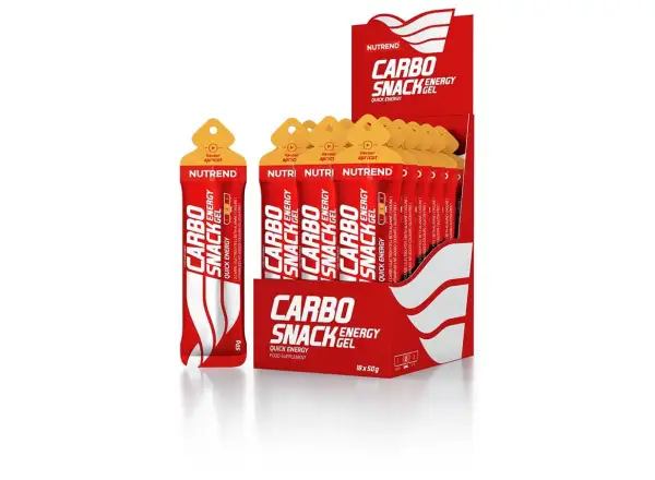 Nutrend Carbosnack Beutel 50 g Aprikose