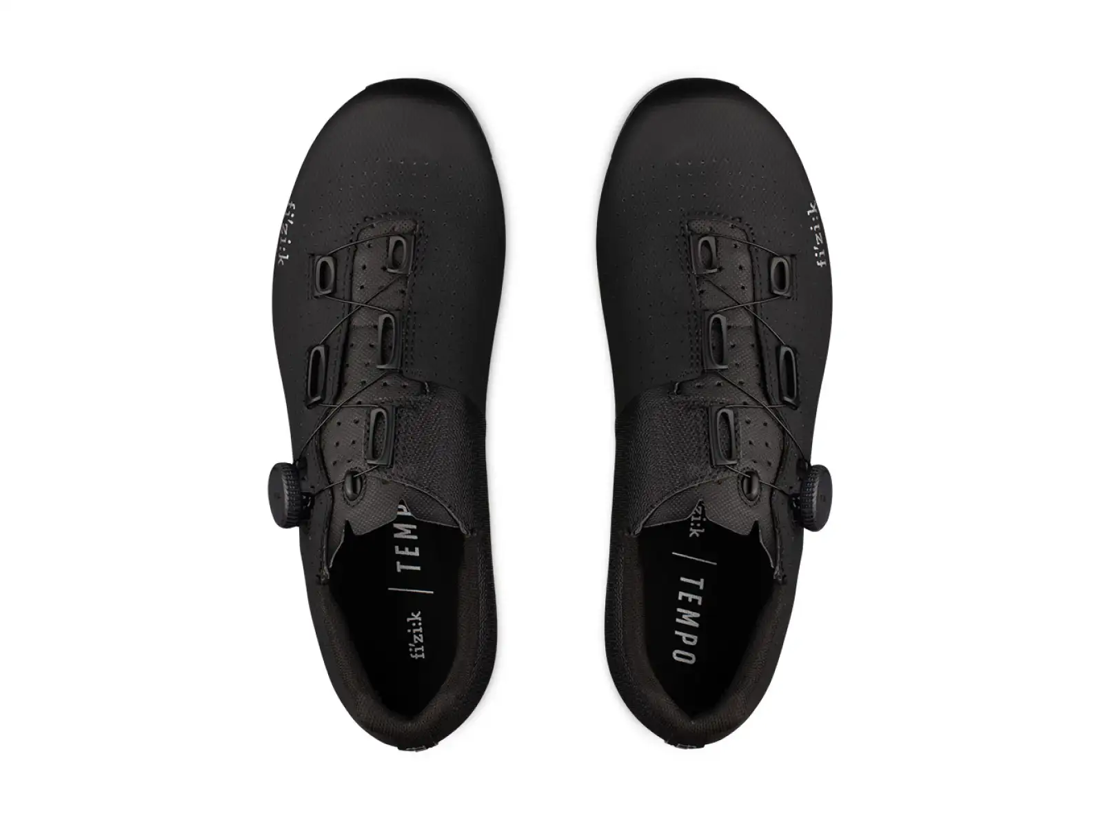 Fizik Tempo Decos Carbon Wide Rennrad Herrenradschuhe Black/Black