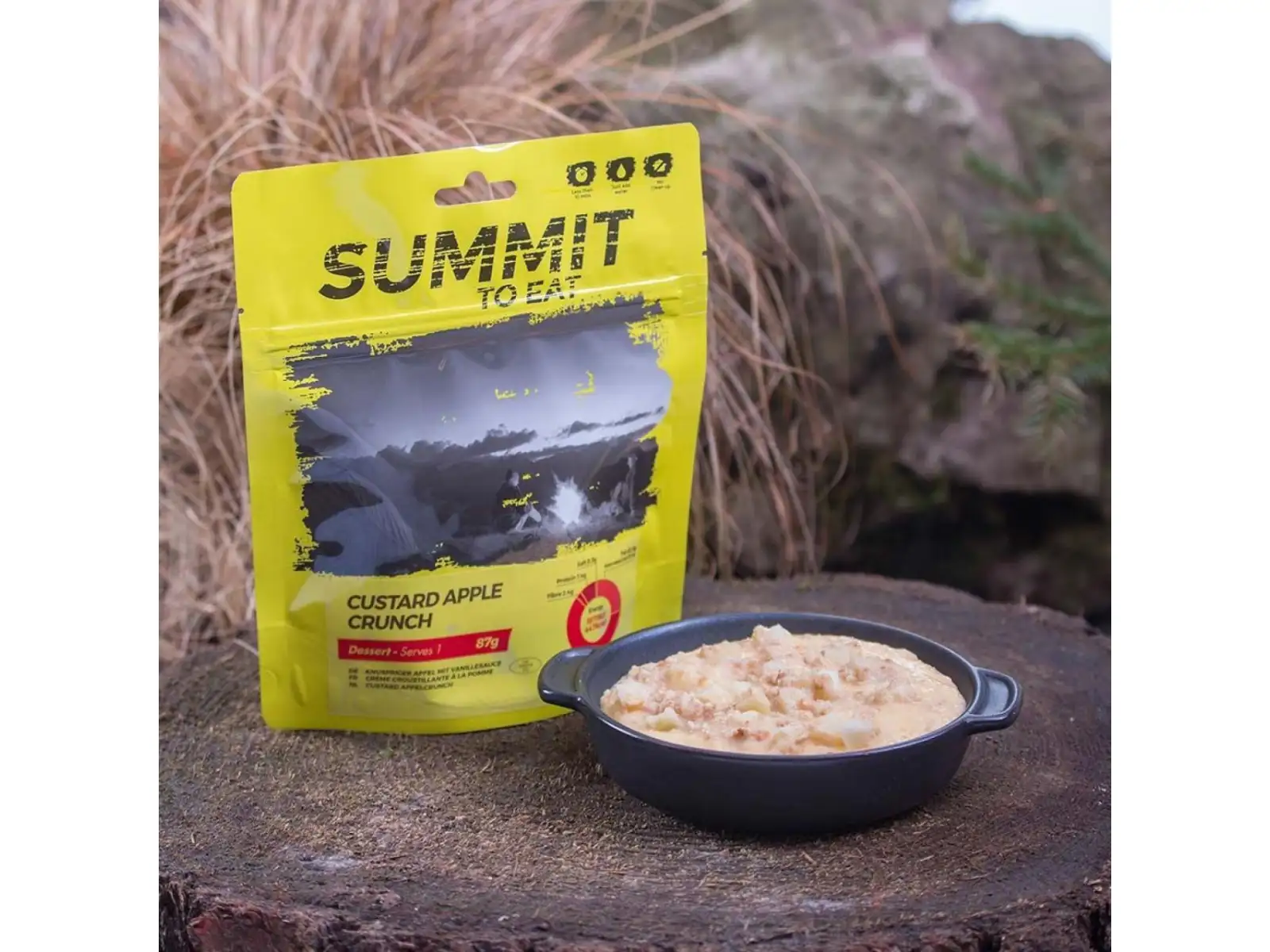 Summit To Eat dehydriertes Essen Pudding mit Apfel-Crumble 87 g