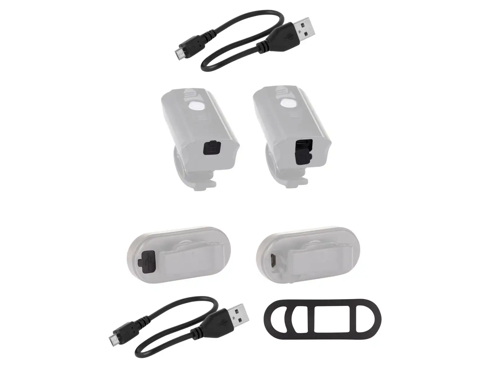 Force Diver ARC Set Front and Rear USB Lights