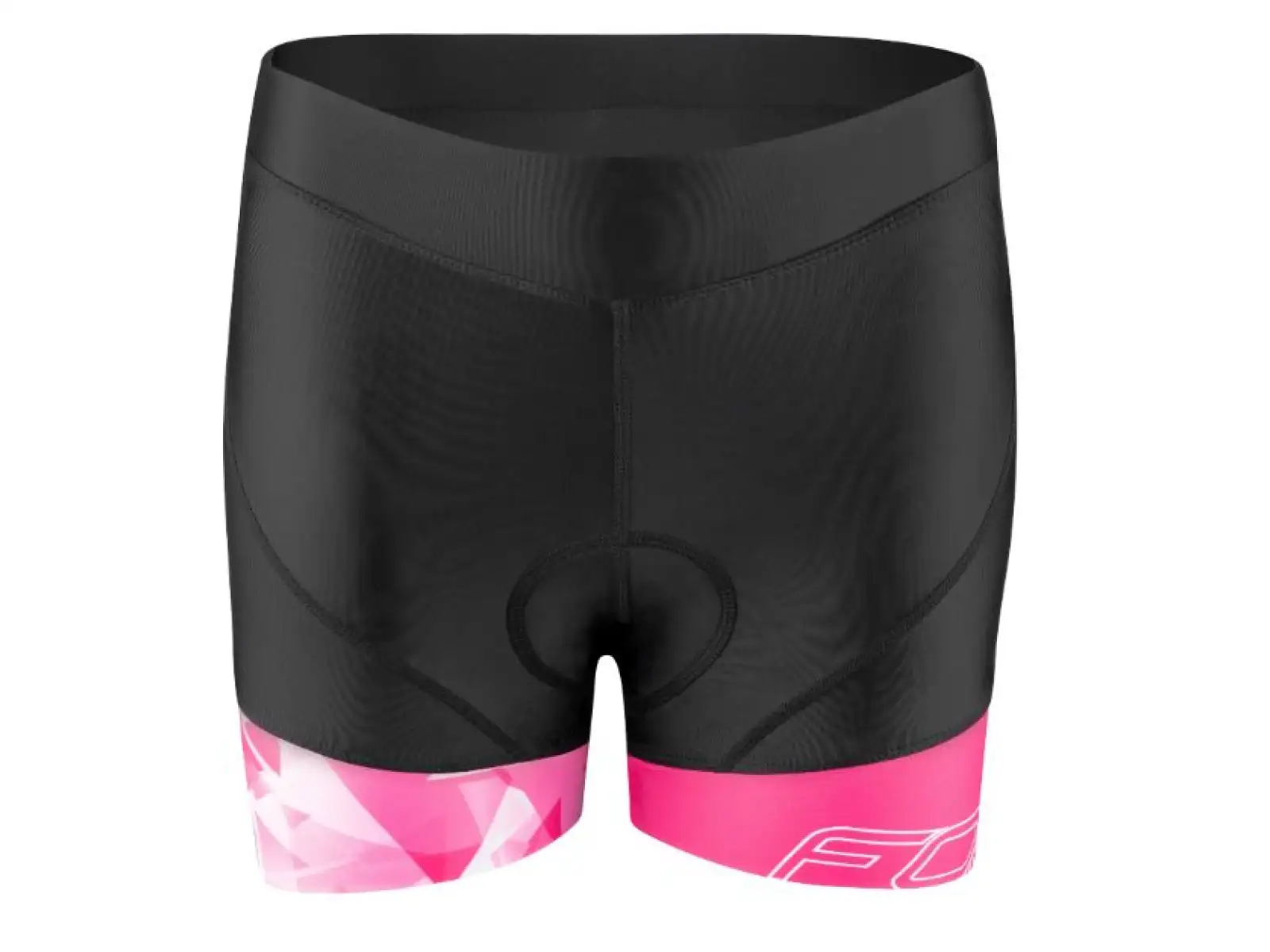 Force Mini Damen Shorts mit Polsterung Schwarz/Rosa