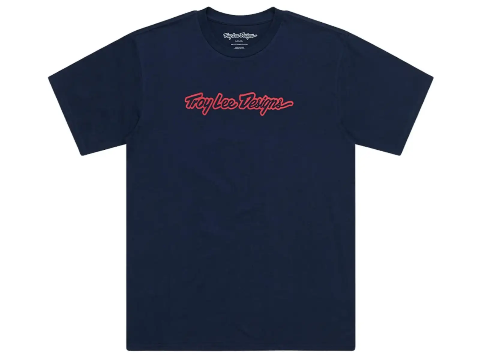 Troy Lee Designs Signature T-Shirt Kurzarm Navy