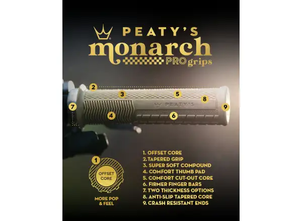 Peatys Monarch Pro Knurl Thick Griffe Mint Green