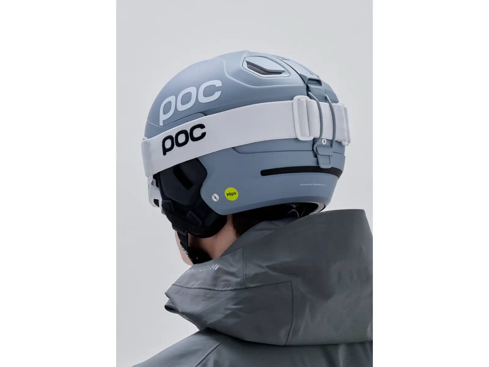 POC Nexal Skibrille Hydrogen White/Partly Sunny Orange