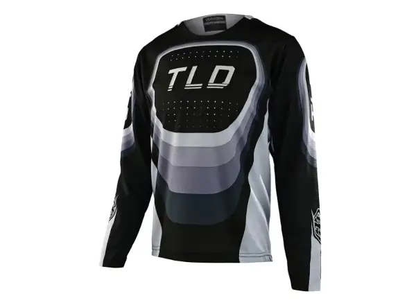 Troy Lee Designs Sprint Reverb Kindertrikot Langarm Schwarz