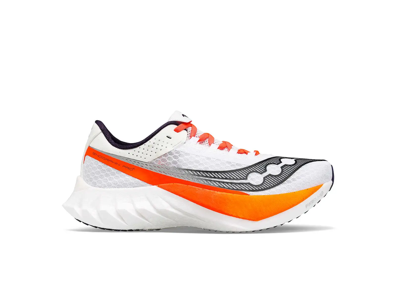 Saucony Endorphin Pro 4 Herren-Laufschuhe Weiß/Schwarz