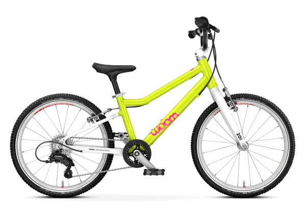 Woom GO 4 Kinderfahrrad neon lime