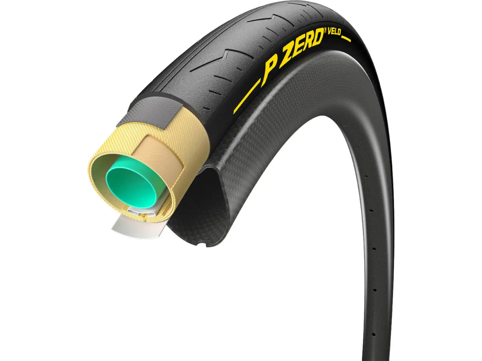 Pirelli P Zero 28-622 Straßenreifen mit Kevlar Schwarz
