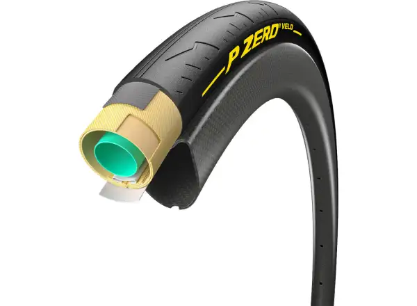 Pirelli P Zero 28-622 Straßenreifen mit Kevlar Schwarz