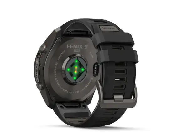 Garmin Fénix 9 Pro inReach 51 mm Smartwatch Carbon gray DLC Titanium Black/Pebble gray