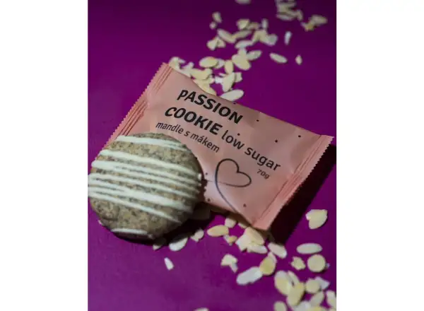 Passion Low sugar cookies Mandeln mit Mohn 70g