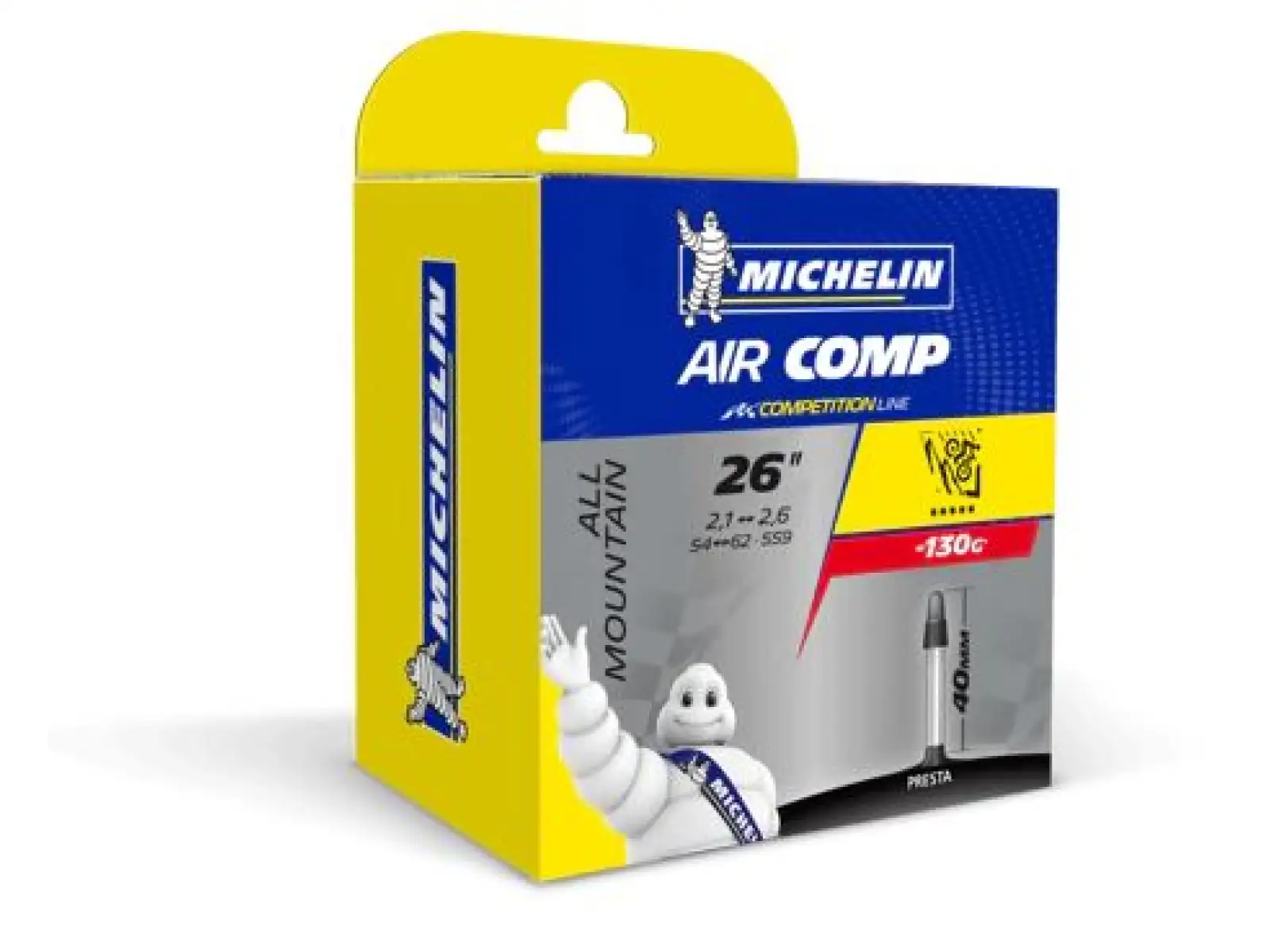 Michelin Air Comp Downhill Racing 26x2,20-2,60" MTB Schlauch 35 mm Auto Ventil