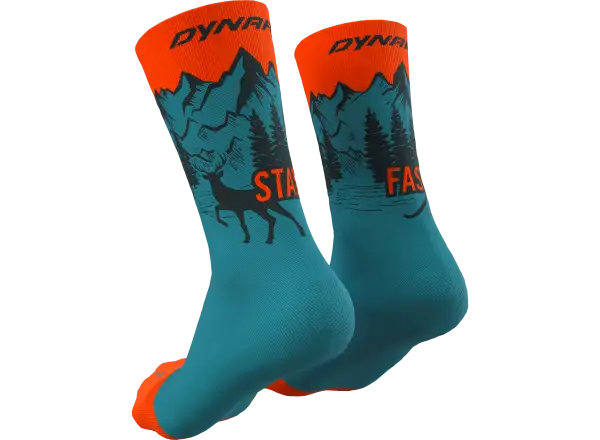 Dynafit Stay Fast Sportsocken Storm Blue